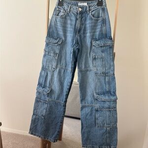 Garage Denim Baggy Cargo Jeans